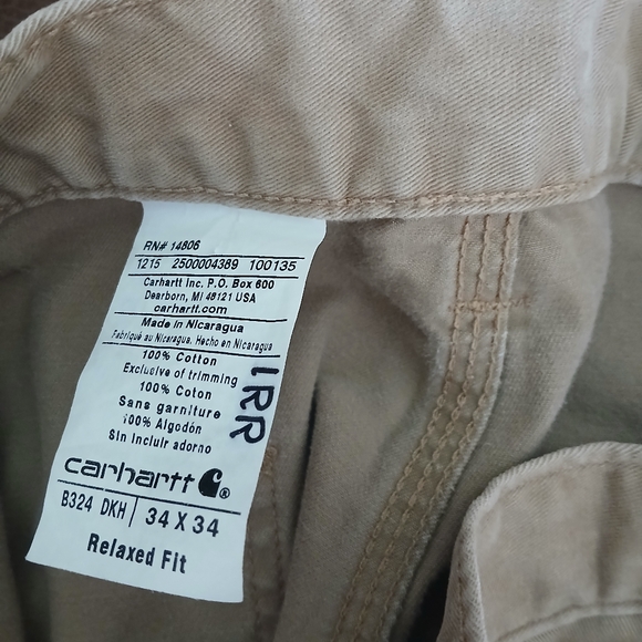 CARHARTT RELAXED FIT PANTS - Picture 6 of 9